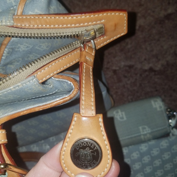 Dooney and Bourke satchel with accessories - Picture 3 of 3